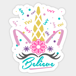 Believe in Unicorns Sticker